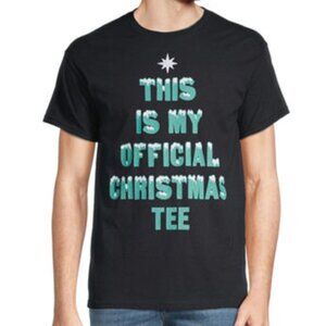 Official Christmas Tee Mens Crew Neck Short Sleeve Graphic T-Shirt- NWT